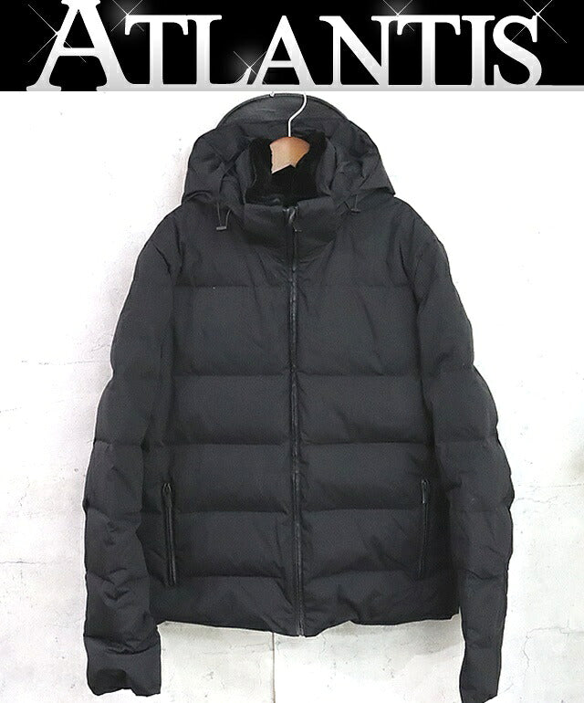 FENDI Karl Lagerfeld Nylon Down Jacket Black Size 52