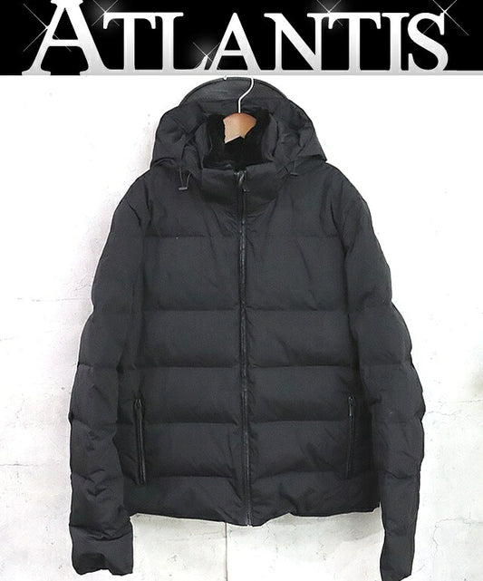 FENDI Karl Lagerfeld Nylon Down Jacket Black Size 52