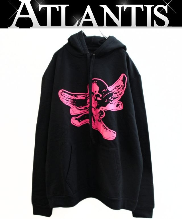 CHROME HEARTS Foti Missleren Hoodie Black/Pink Size L