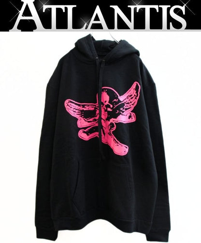 CHROME HEARTS Foti Missleren Hoodie Black/Pink Size L