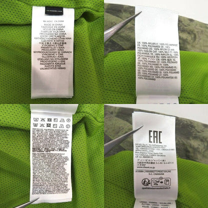 DIESEL J-WARRETT Print Nylon Jacket Green Size 44