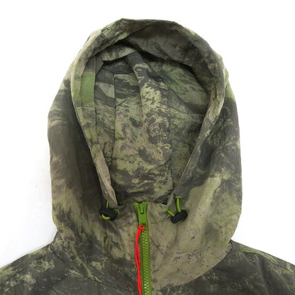 DIESEL J-WARRETT Print Nylon Jacket Green Size 44