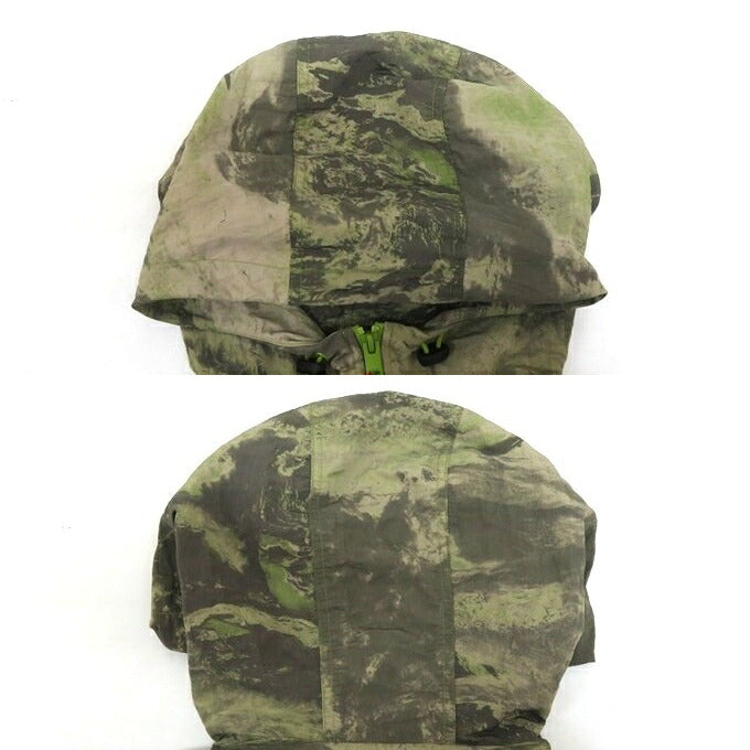 DIESEL J-WARRETT Print Nylon Jacket Green Size 44