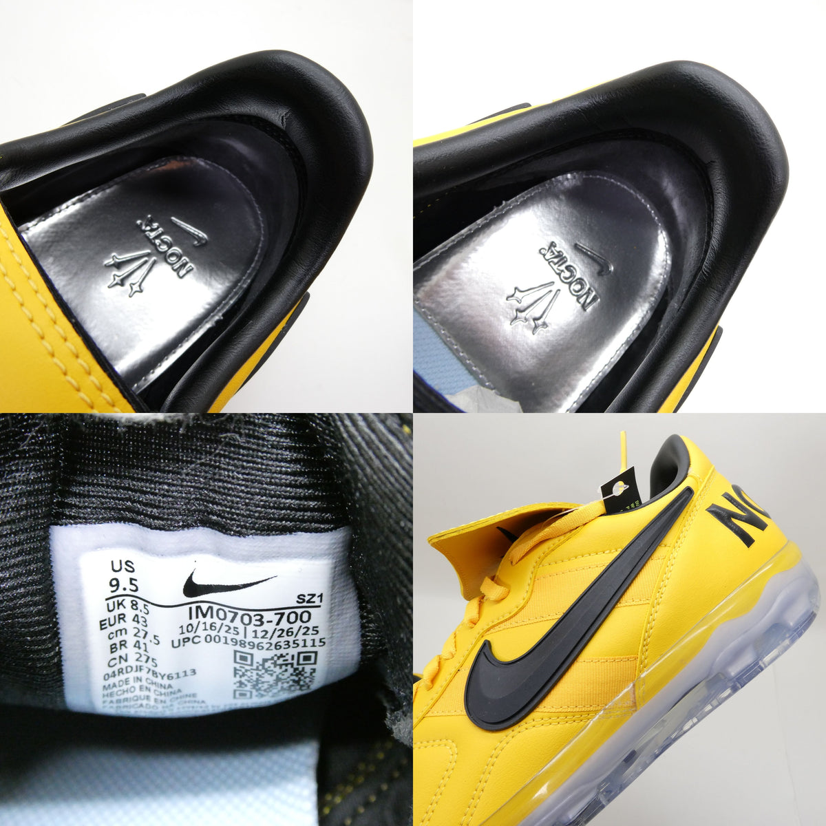 Drake NOCTA x NIKE Cryoshot Tiempo Sneakers Multi Size 9.5