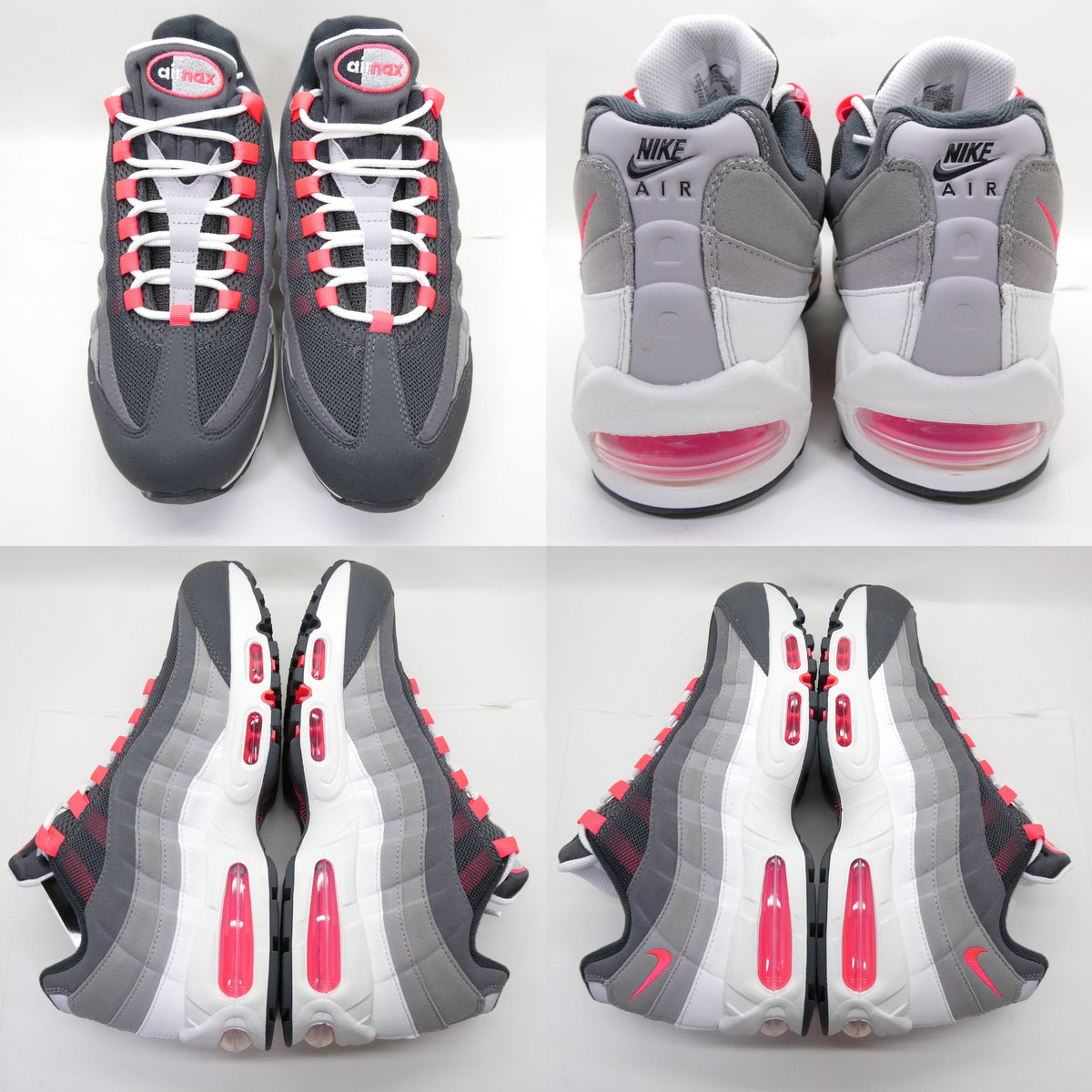 REVERSE SOLAR RED Nike Air Max 95 Big PRM Sneakers Size 28.0