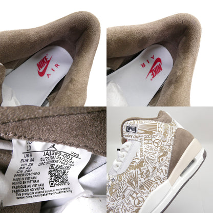 NIKE AIR JORDAN 3 Retro Laser Sneakers Size 28.0