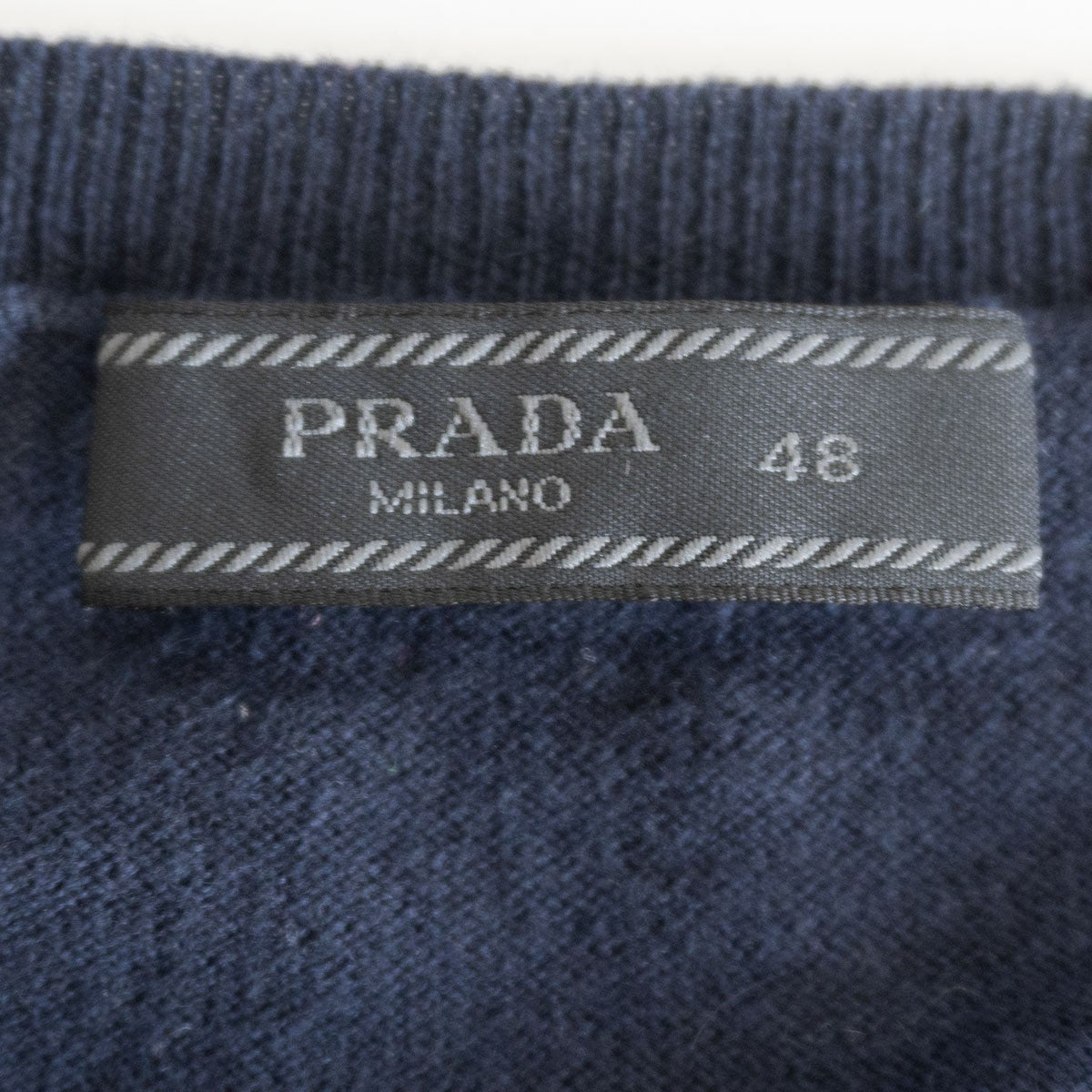 Prada Cotton Cashmere Knit Sweater Size 48