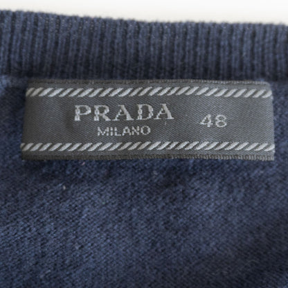 Prada Cotton Cashmere Knit Sweater Size 48