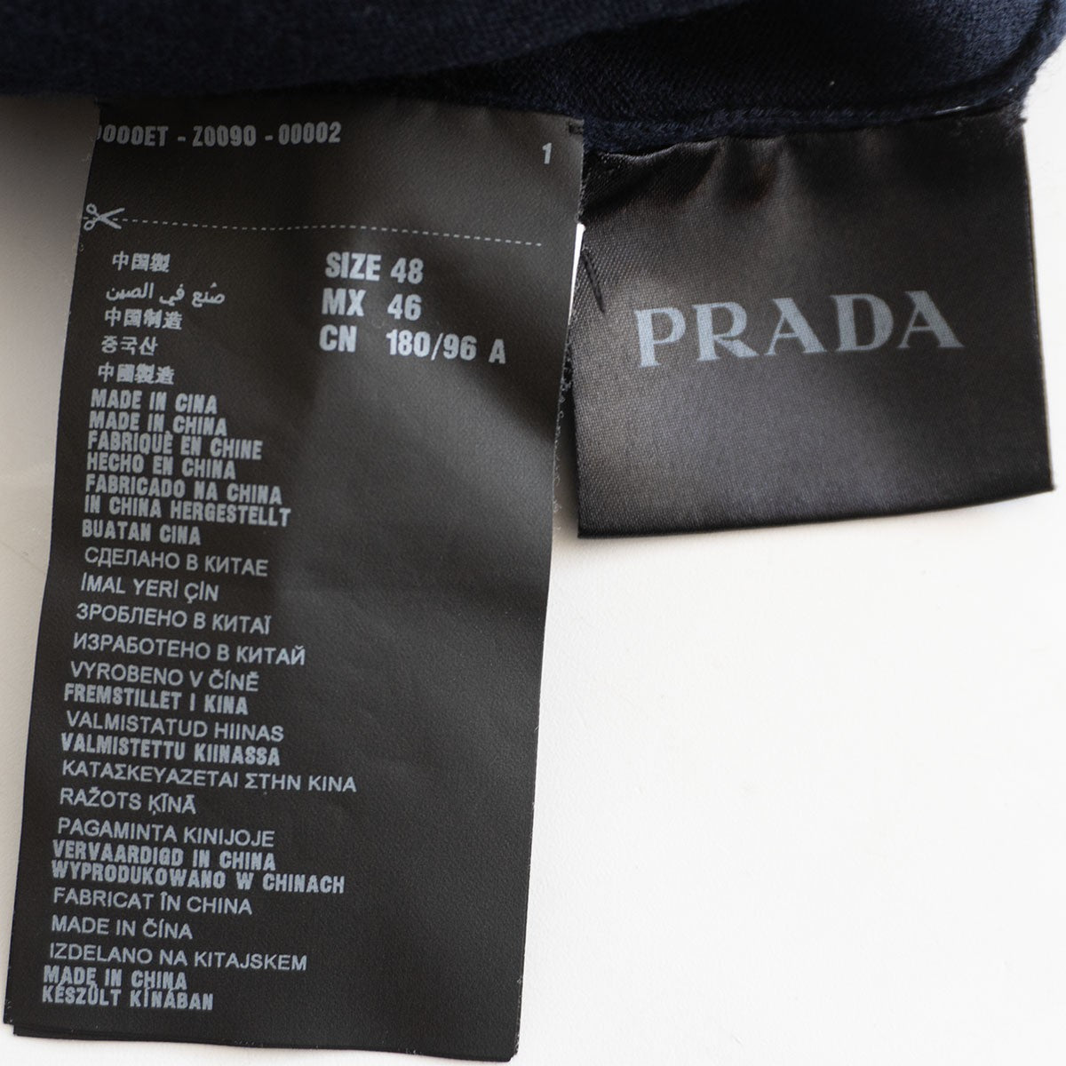 Prada Cotton Cashmere Knit Sweater Size 48