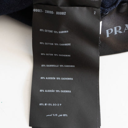 Prada Cotton Cashmere Knit Sweater Size 48