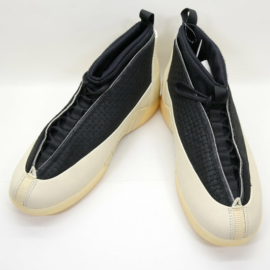 NIKE AIR JORDAN 15 SP Muslin Black Sneakers Size 28.0
