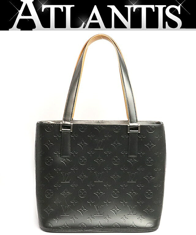 Louis Vuitton Stockton Monogram Handbag Gray Size ONE SIZE