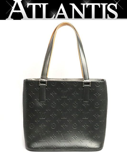 Louis Vuitton Stockton Monogram Handbag Gray Size ONE SIZE