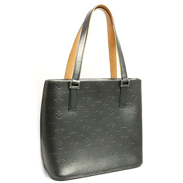 Louis Vuitton Stockton Monogram Handbag Gray Size ONE SIZE