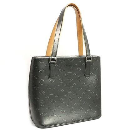 Louis Vuitton Stockton Monogram Handbag Gray Size ONE SIZE
