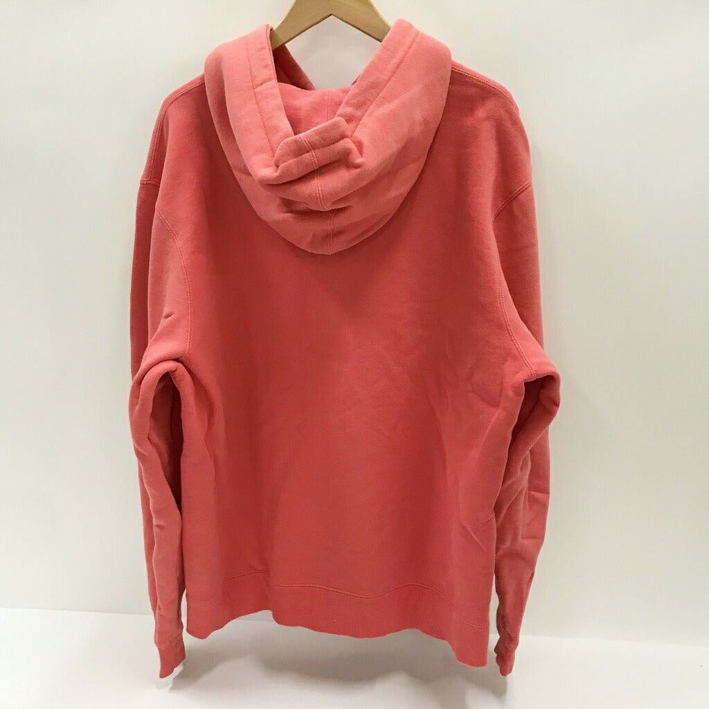 STUSSY Logo Hoodie Pink Size XL