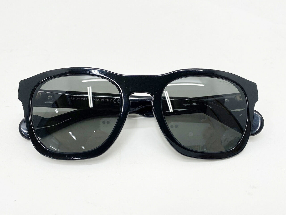 MONCLER ML0093 01A Black Sunglasses Size 52
