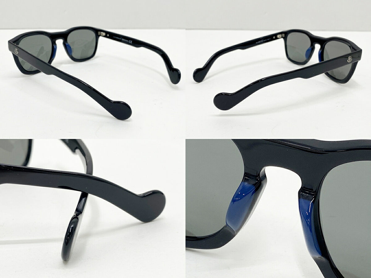 MONCLER ML0093 01A Black Sunglasses Size 52