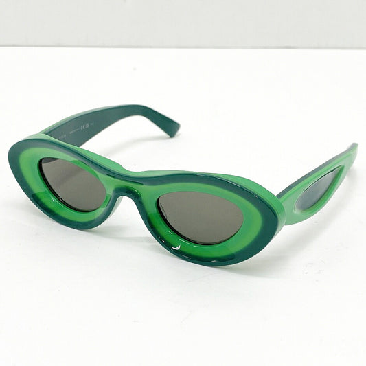 BOTTEGA VENETA Oval Sunglasses BV1202S Green Size 45