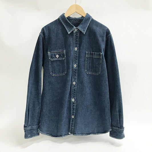 KOJIMA GENES Indigo Denim Shirt Size XL