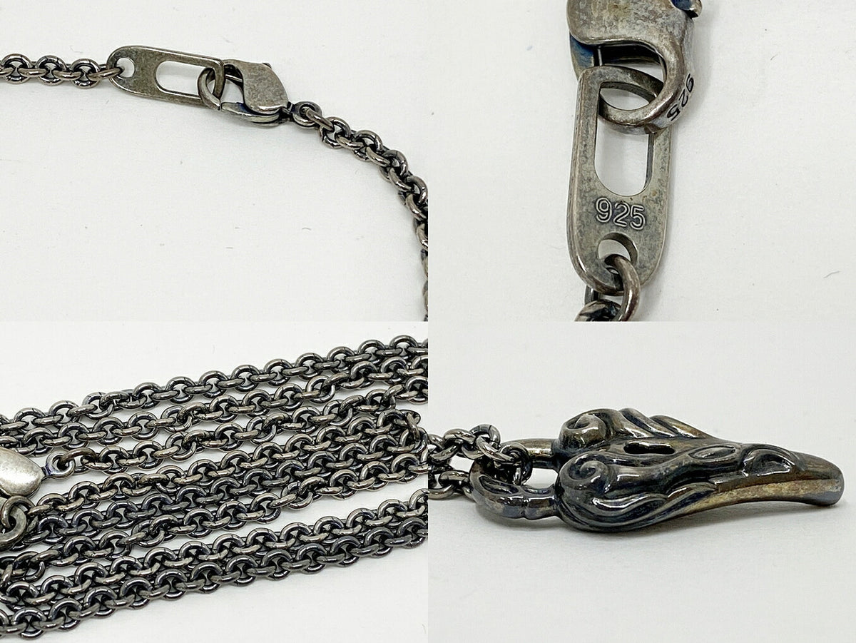 LONE ONES Swan Dive Silver Necklace