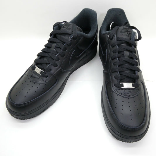 Supreme x Nike Air Force 1 Low Black Sneakers Size 28.5
