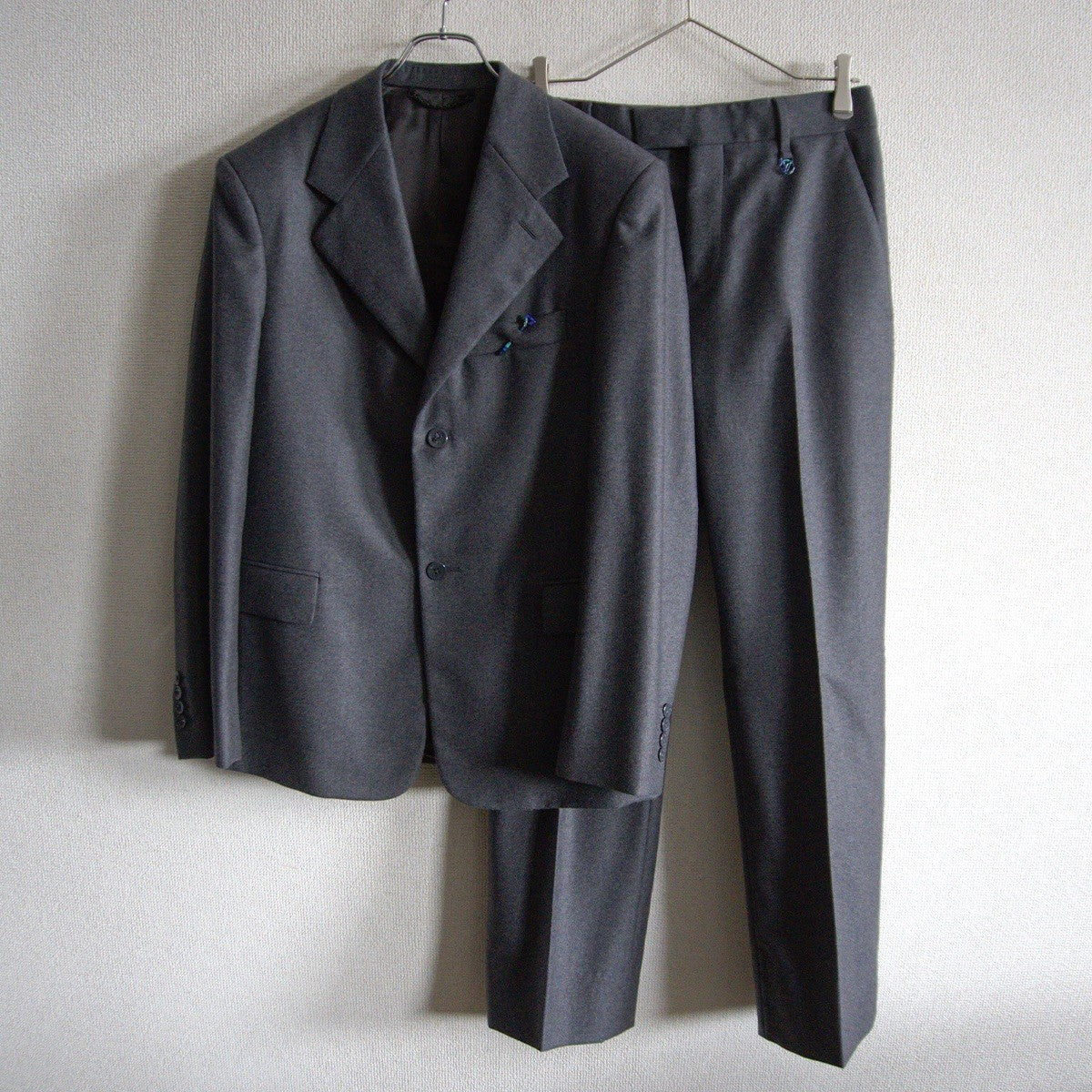 Louis Vuitton Cashmere Suit Jacket Gray Size S