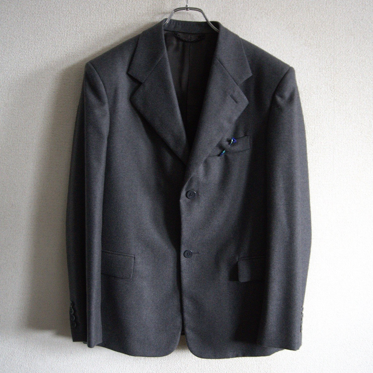 Louis Vuitton Cashmere Suit Jacket Gray Size S