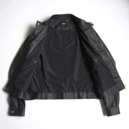EMMETI Calfskin Single Rider Jacket Black Size 50