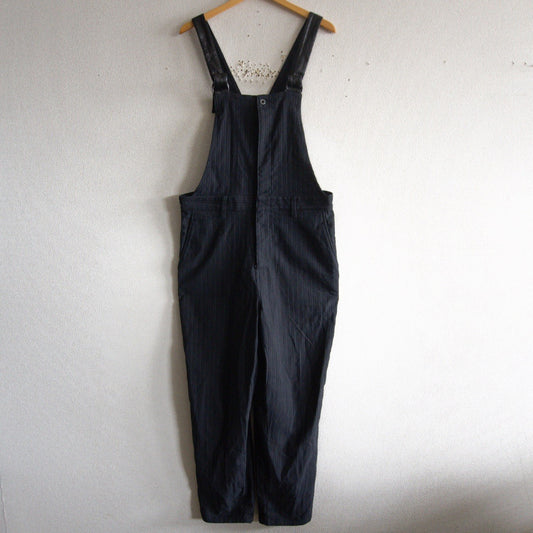 Isamu Katayama Backlash Striped Leather Overalls Size M