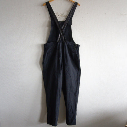 Isamu Katayama Backlash Striped Leather Overalls Size M