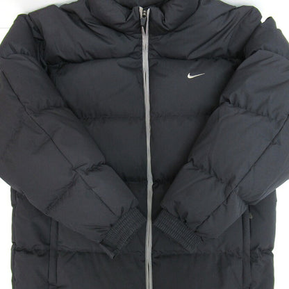 NIKE Down Jacket Black Size XL