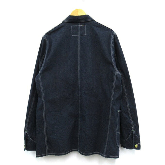 SUGAR CANE 11oz Blue Denim Work Coat Indigo
