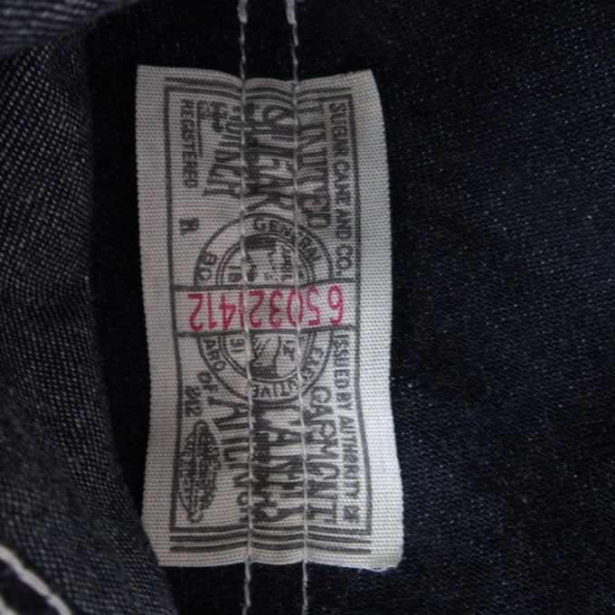 SUGAR CANE 11oz Blue Denim Work Coat Indigo