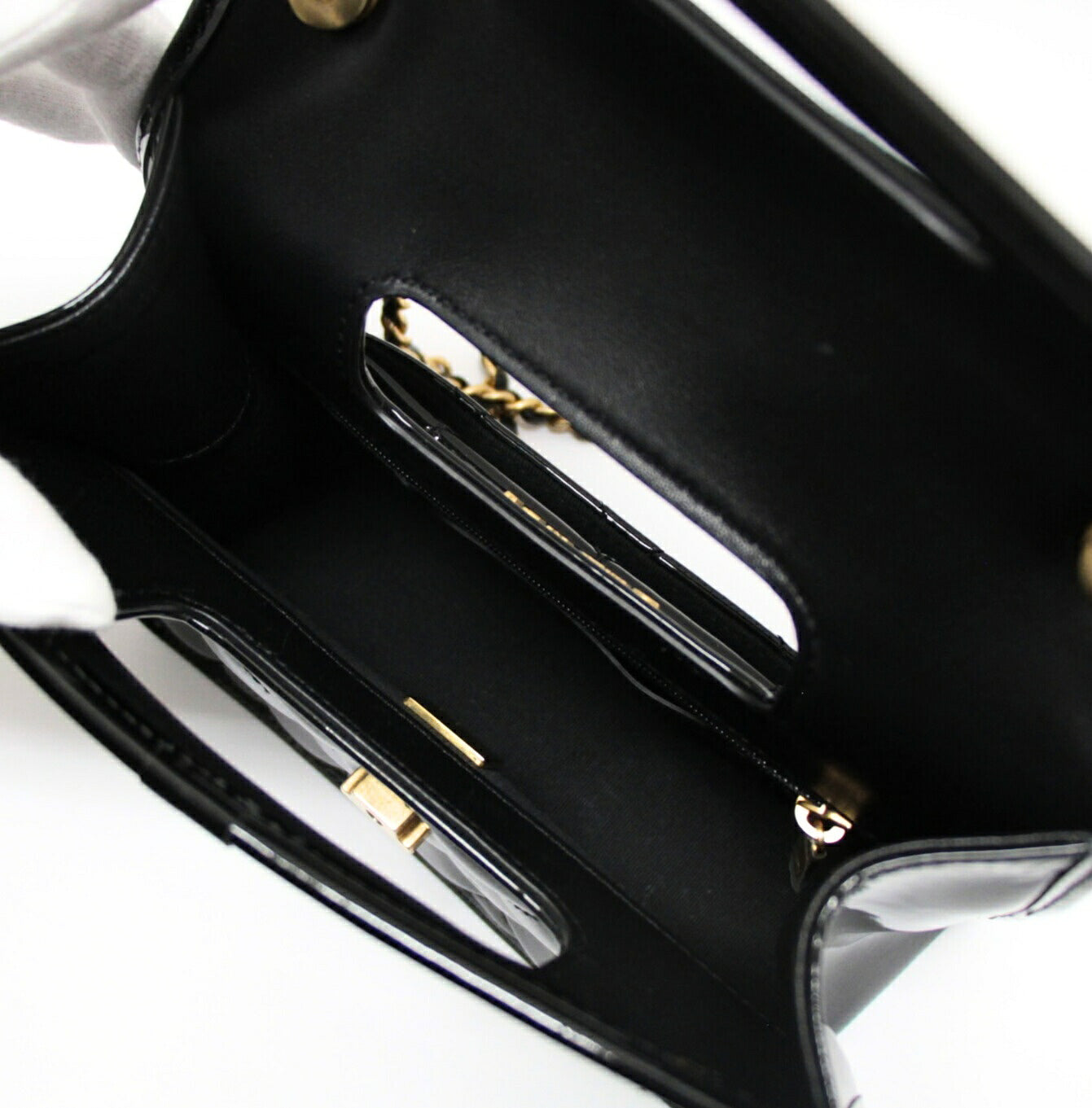 CHANEL Matelassé Coco Flap 2-Way Bag Black Size ONE SIZE
