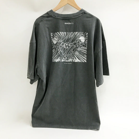 MADNESS x CAPTAIN TSUBASA 12th Print T-Shirt Gray Size XL