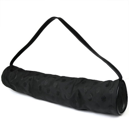 CHROME HEARTS Leather Vine Dagger Yoga Mat Case Black