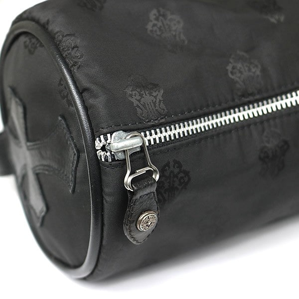 CHROME HEARTS Leather Vine Dagger Yoga Mat Case Black