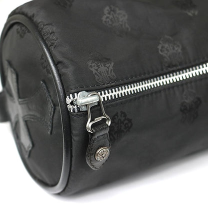 CHROME HEARTS Leather Vine Dagger Yoga Mat Case Black