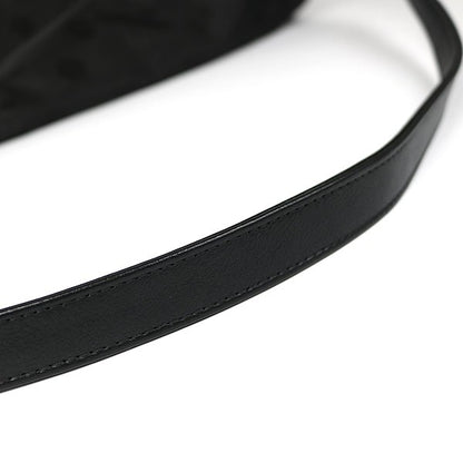 CHROME HEARTS Leather Vine Dagger Yoga Mat Case Black