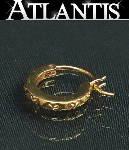 CHROME HEARTS 22K TFP Plus Gold Hoop Earring Size ONE SIZE