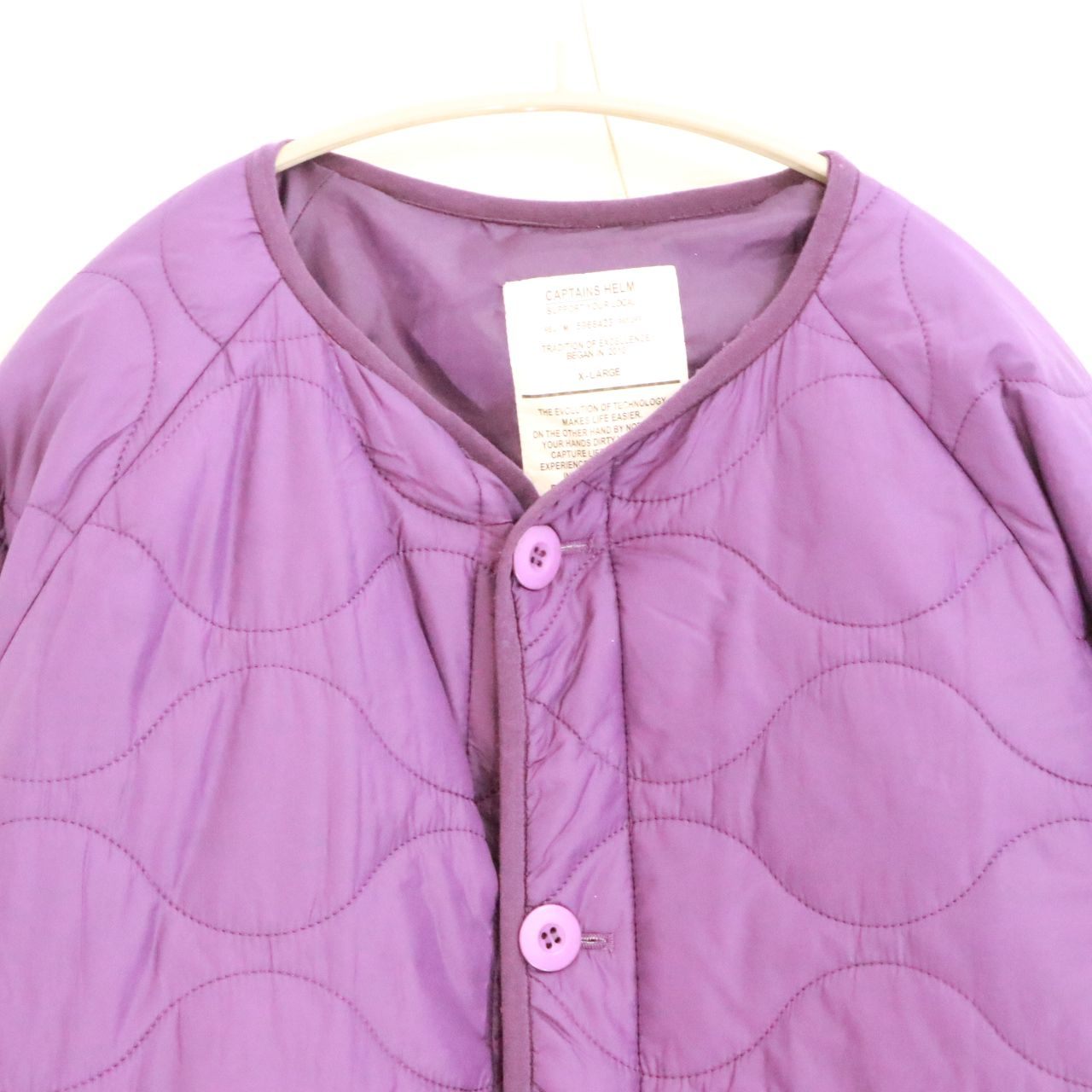 CAPTAINS HELM Thinsulate Padded Jacket Purple Size XL