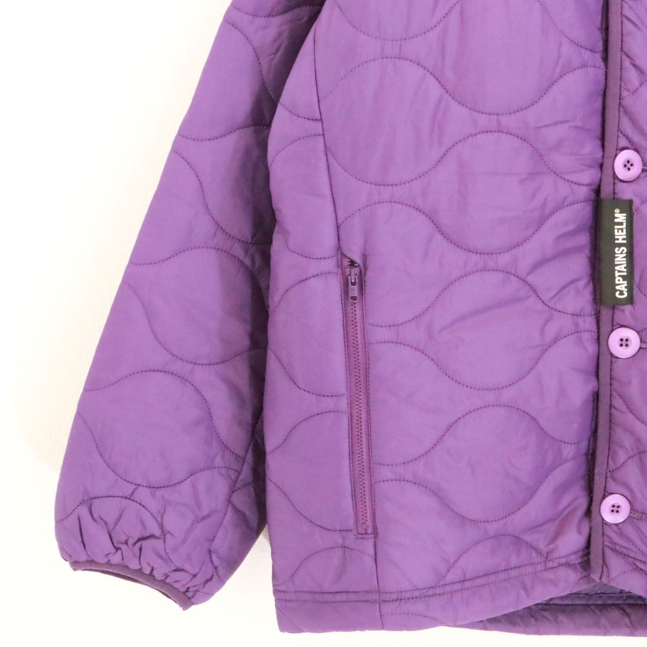 CAPTAINS HELM Thinsulate Padded Jacket Purple Size XL