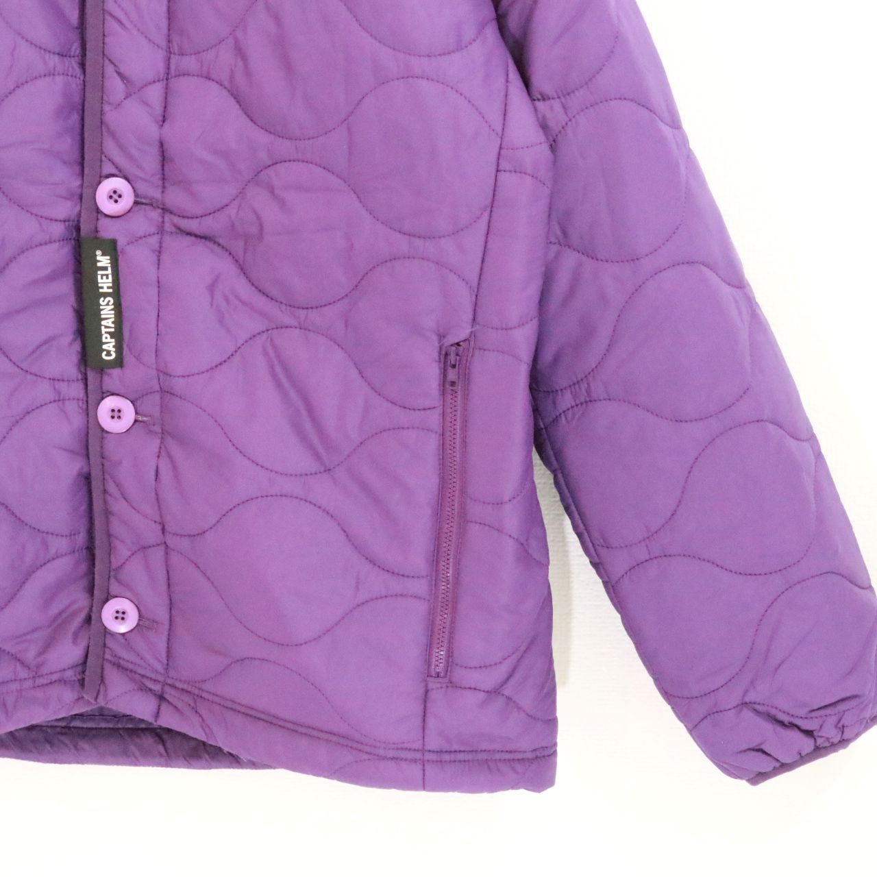 CAPTAINS HELM Thinsulate Padded Jacket Purple Size XL