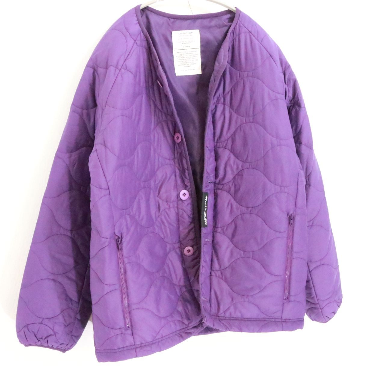 CAPTAINS HELM Thinsulate Padded Jacket Purple Size XL