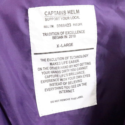 CAPTAINS HELM Thinsulate Padded Jacket Purple Size XL
