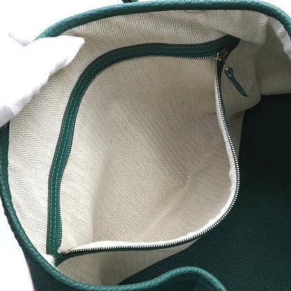 HERMES Garden Party PM Handbag Malachite Size ONE SIZE