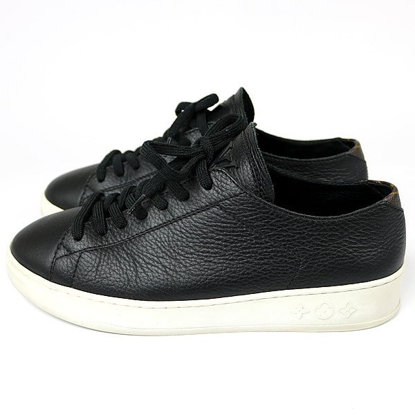 Louis Vuitton Resort Line Leather Sneakers Black Size 7
