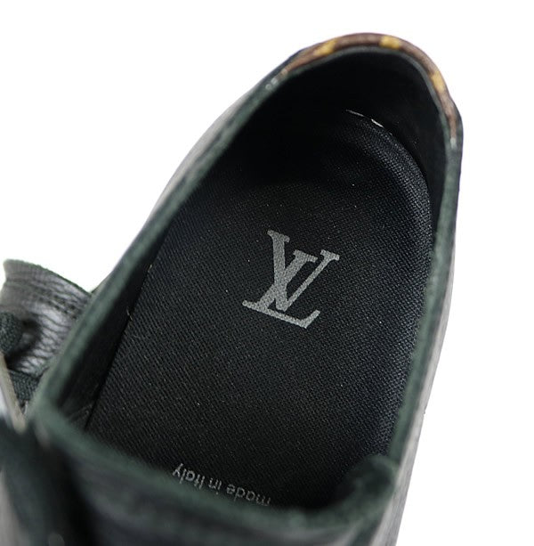 Louis Vuitton Resort Line Leather Sneakers Black Size 7