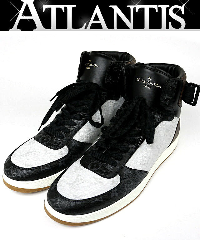 Louis Vuitton Rivoli Monogram High-Top Sneakers Size 11